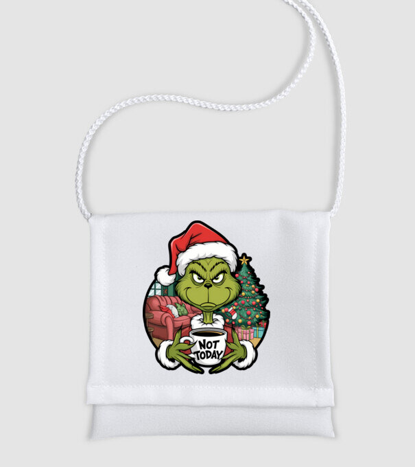 Not Today Grinch minta fehér pólón