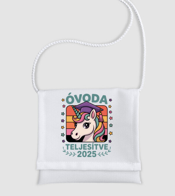 Óvoda teljesítve minta fehér pólón