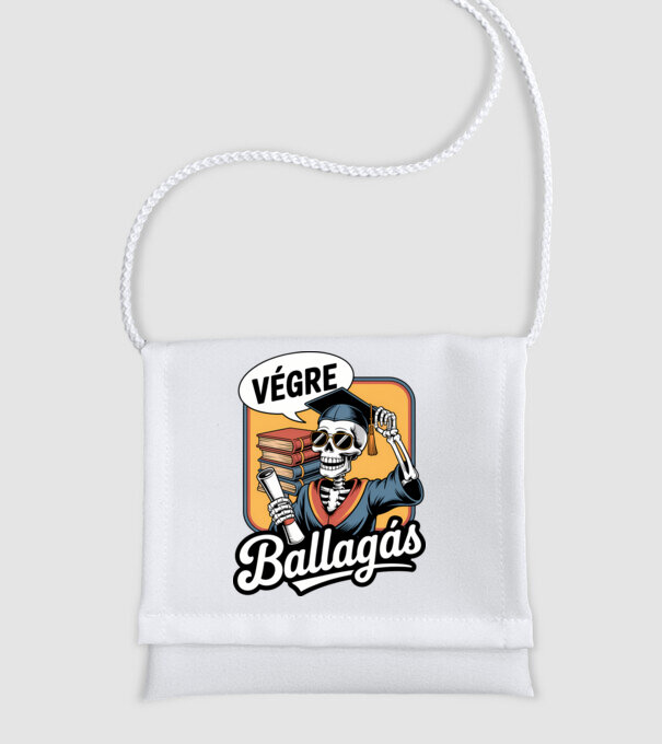 Végre ballagás minta fehér pólón