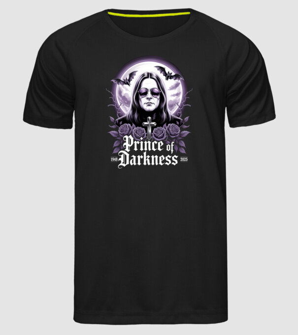 Prince of Darkness minta fekete pólón