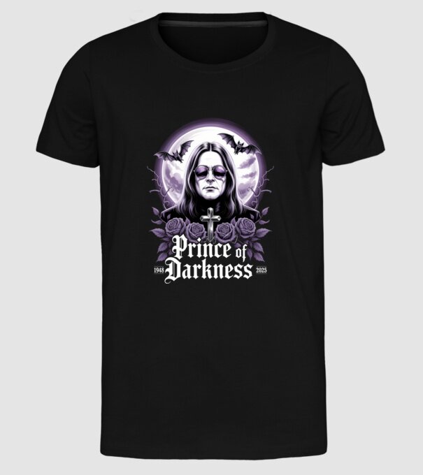 Prince of Darkness minta fekete pólón
