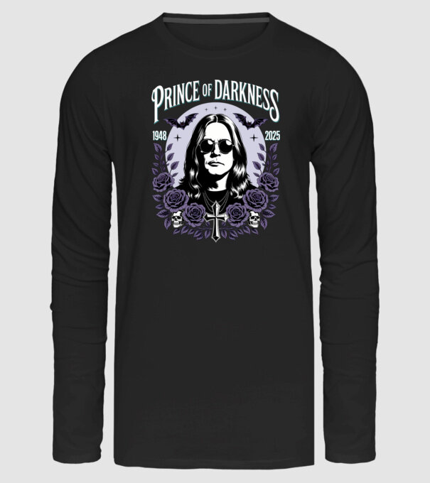 Prince of Darkness minta fekete pólón