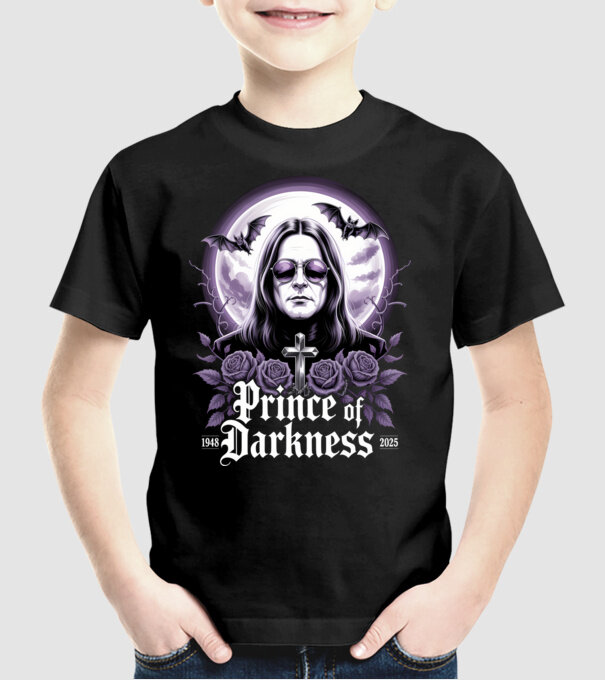 Prince of Darkness minta fekete pólón