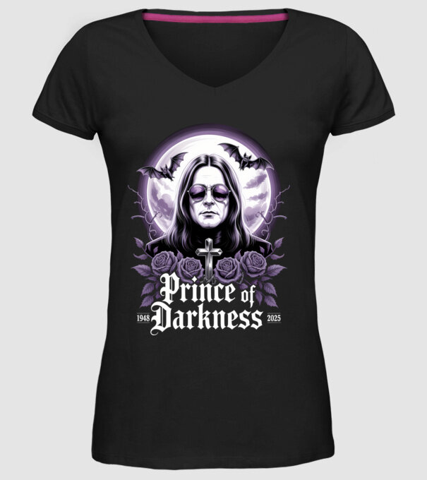 Prince of Darkness minta fekete pólón