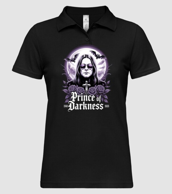 Prince of Darkness minta fekete pólón
