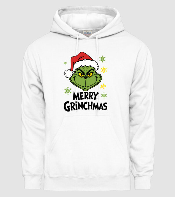Merry Grinchmas fehér pólóra minta fehér pólón
