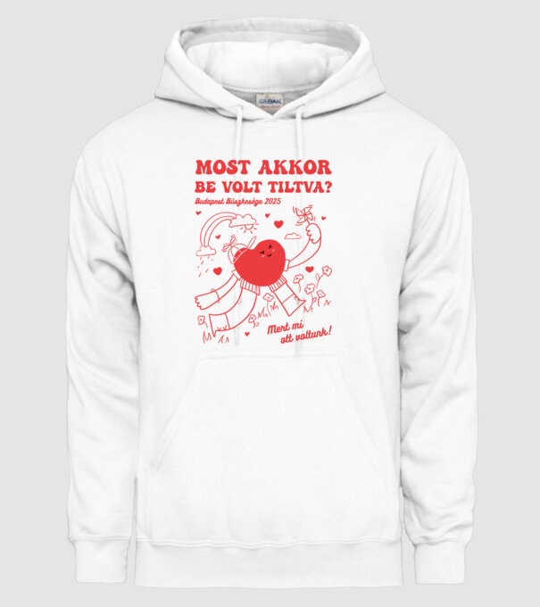 Pride-Most akkor be volt tiltva? minta fehér pólón