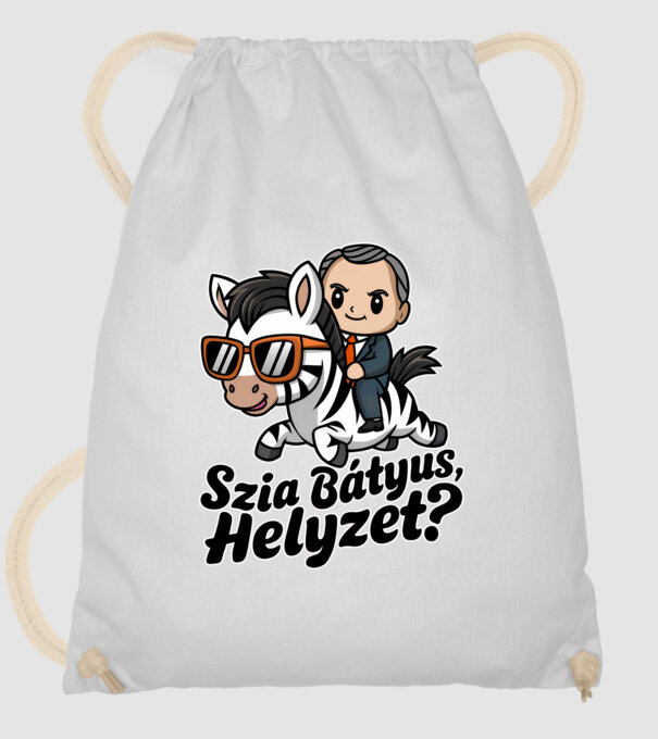 Szia Bátyus, helyzet Viktor mix - vicces meme póló minta fehér pólón