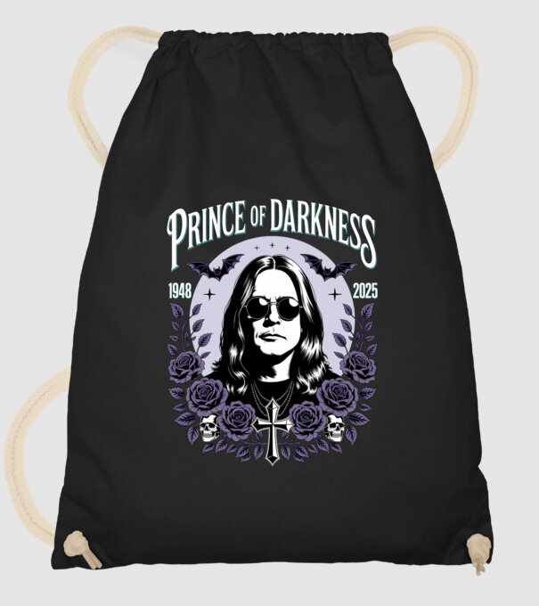 Prince of Darkness minta fekete pólón