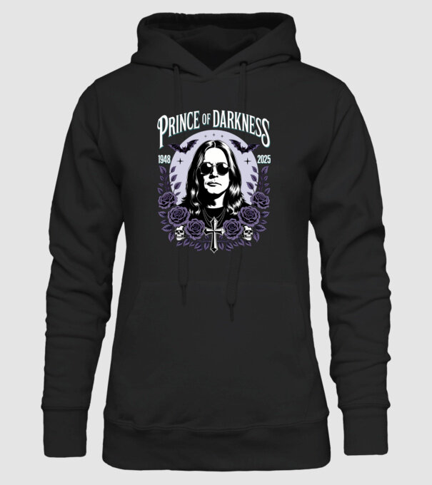 Prince of Darkness minta fekete pólón