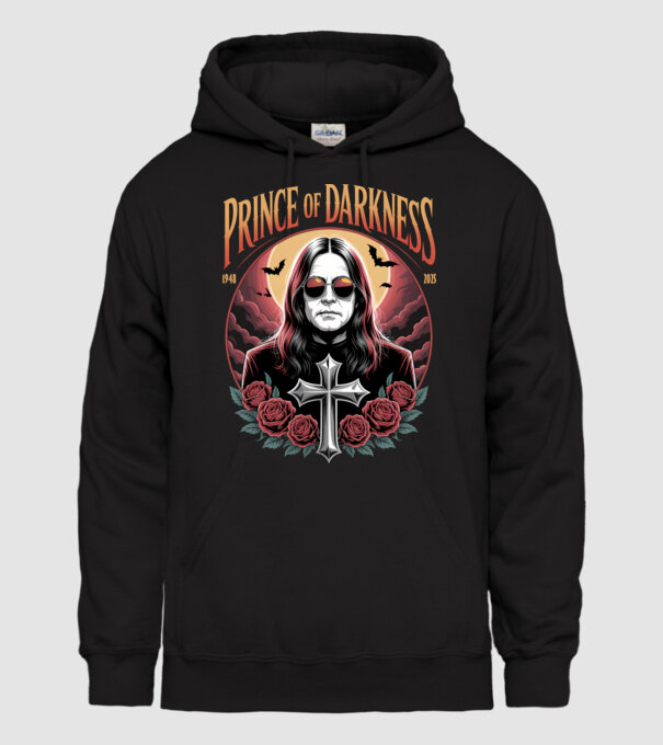 Prince of Darkness minta fekete pólón
