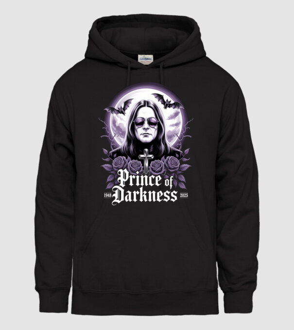 Prince of Darkness minta fekete pólón