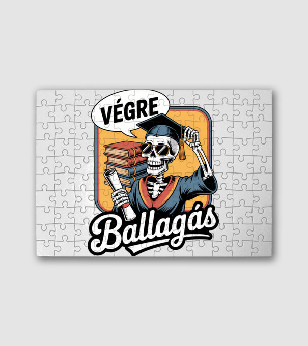 Végre ballagás minta fehér pólón