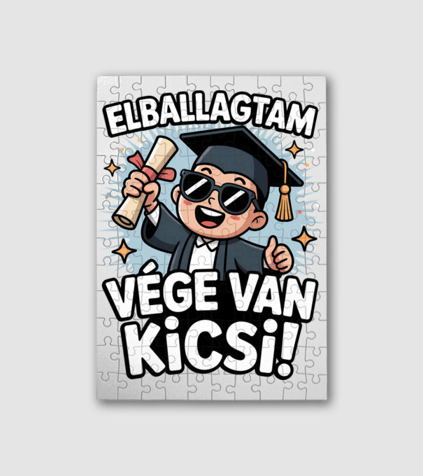 Elballagtam, vége van kicsi! minta fehér pólón