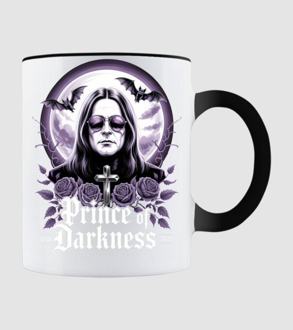 Prince of Darkness minta fekete pólón