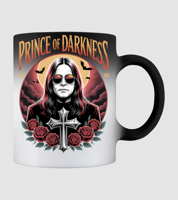 Prince of Darkness minta fekete pólón