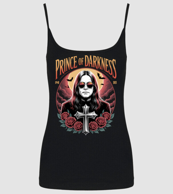 Prince of Darkness minta fekete pólón