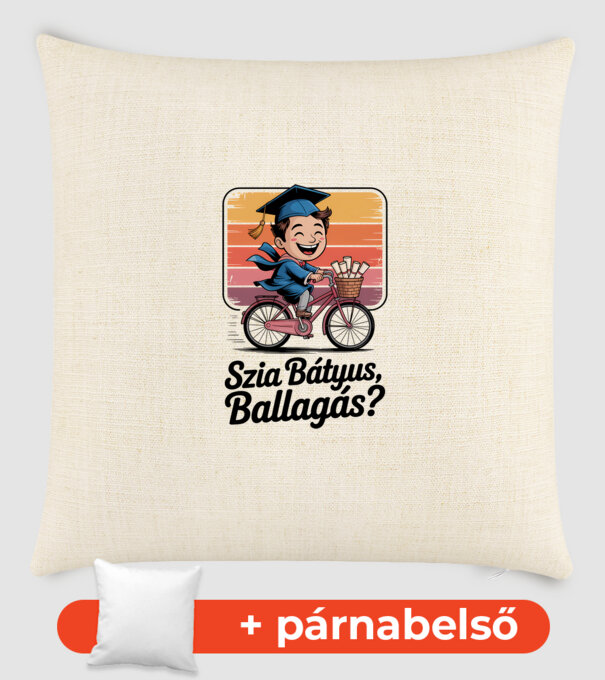 Szia Bátyus, ballagás? minta homokszín pólón