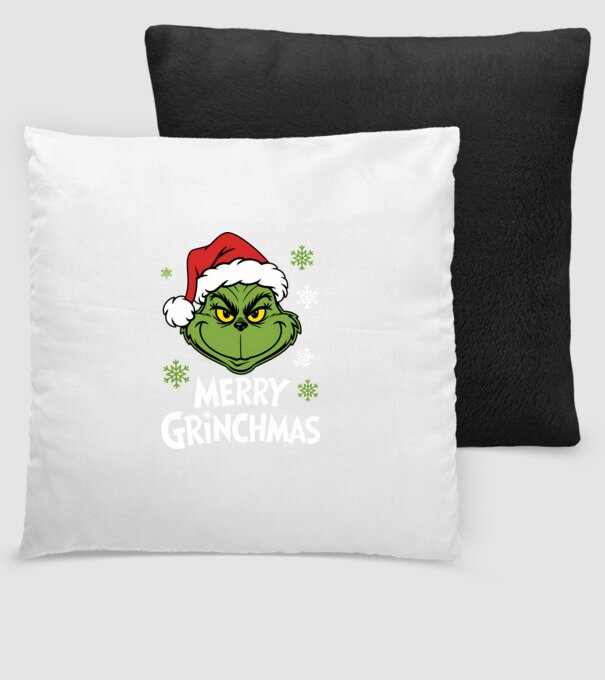 Merry Grinchmas fekete pólóra minta fekete pólón