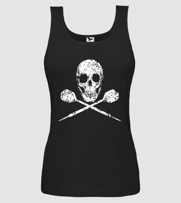 TDS Jolly Roger - TDS minta fekete pólón