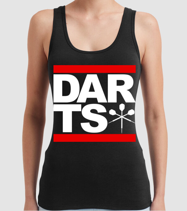 Darts DMC - TDS minta fekete pólón