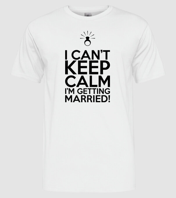 ...Getting Married! - LBP minta fehér pólón