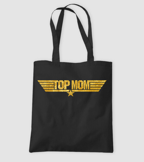 Top Mom Gold - RC minta fekete pólón