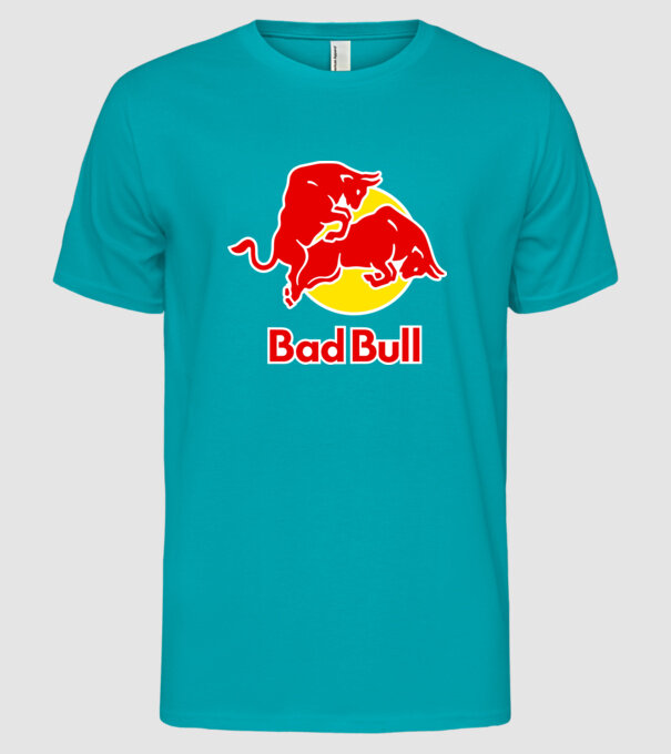 Bad Bull - Y0 minta türkiz pólón
