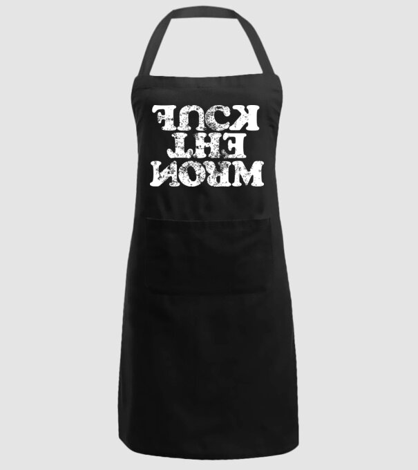 F*CK the Norm - Y0 minta fekete pólón