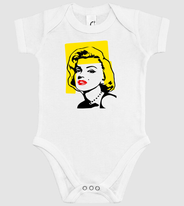 Marilyn Monroe - Y0 minta fehér pólón