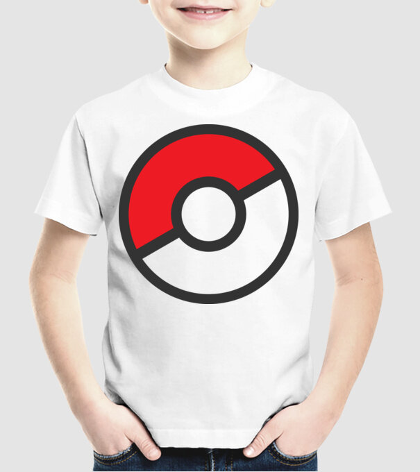 Poke Labda minta fehér pólón