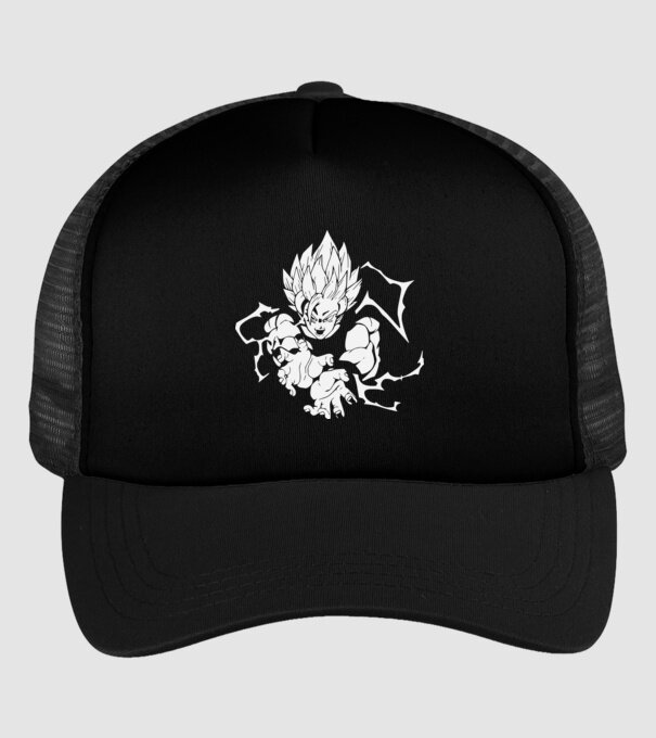 Super Saiyan minta fekete pólón