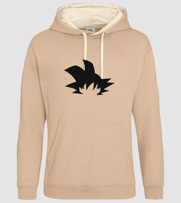 Goku minta homokszín pólón