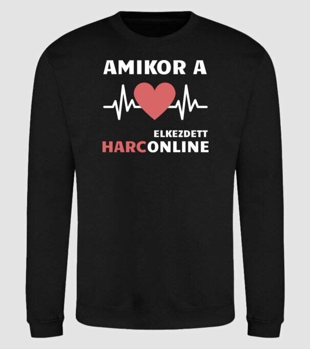 Amikor a sziv elkezdett minta fekete pólón