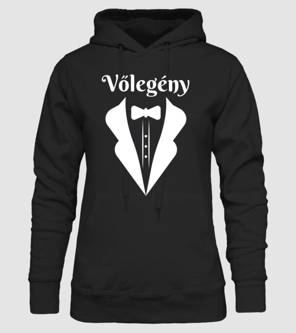 Vőlegény minta fekete pólón
