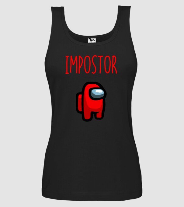 Impostor minta fekete pólón