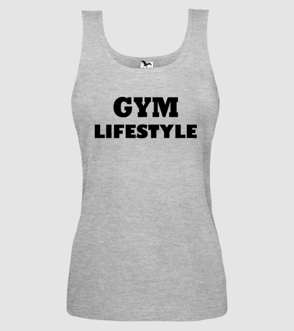 Gym Lifestyle minta szürke pólón