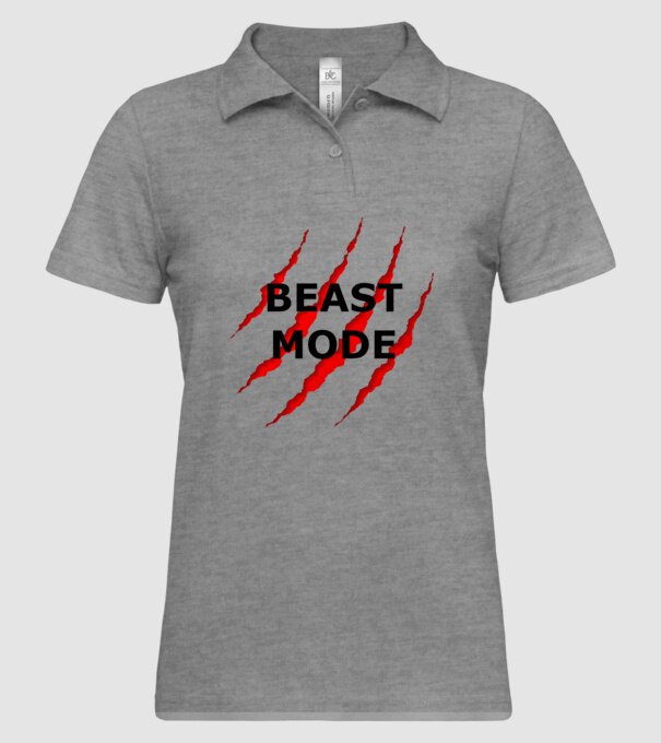 Beast Mode minta szürke pólón