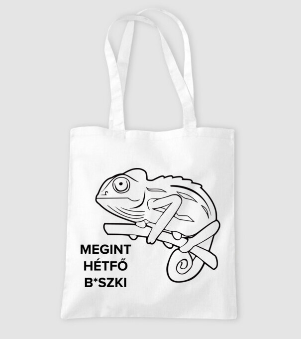 Megint hétfő minta fehér pólón
