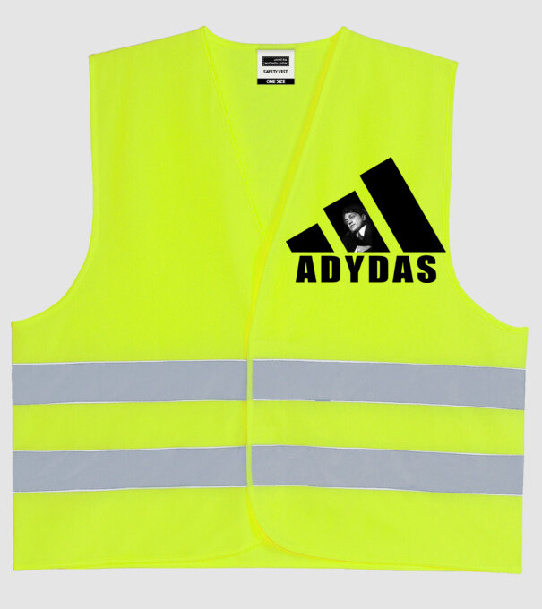 Adydas minta neonsárga pólón