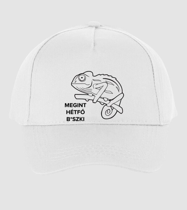 Megint hétfő minta fehér pólón
