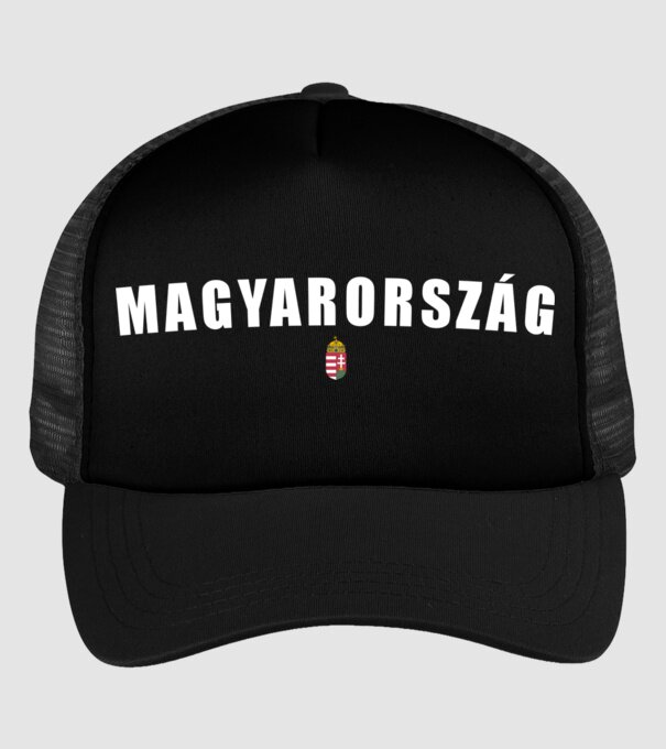 Magyarország minta fekete pólón