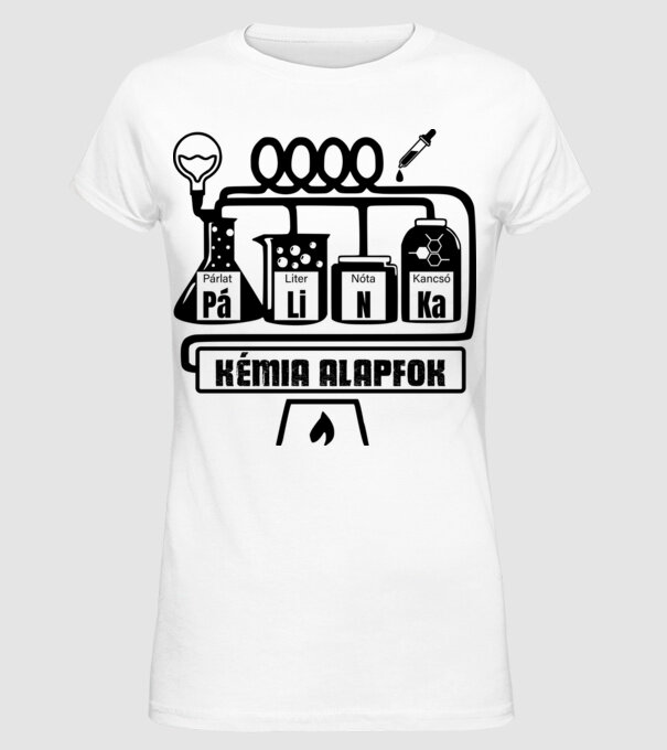 Pálinka kémia alapfok minta fehér pólón
