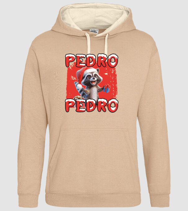 Pedro pedro karácsony minta homokszín pólón