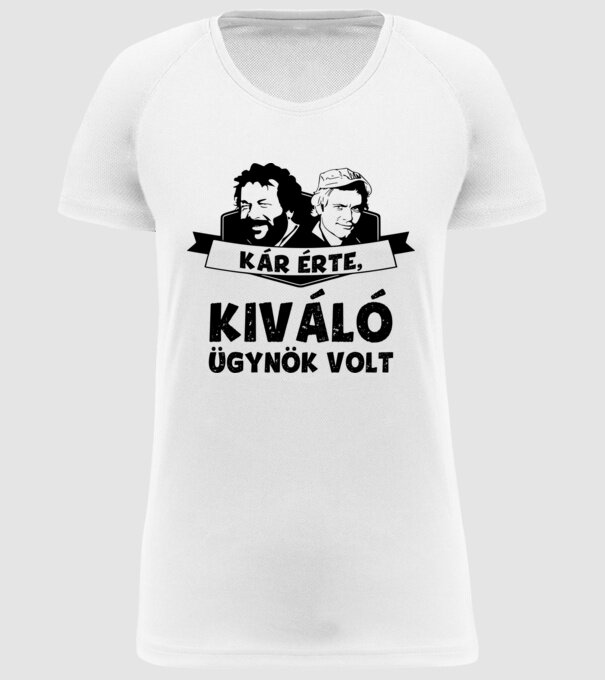Bud Spencer Kár érte, kiváló ügynök volt minta fehér pólón