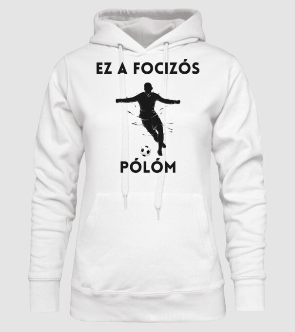 Ez a focizós pólóm minta fehér pólón