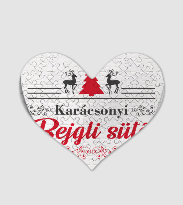 Karácsonyi bejgli sütő minta fehér pólón