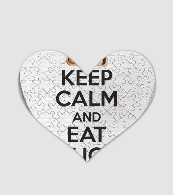 Keep calm and eat bejgli minta fehér pólón