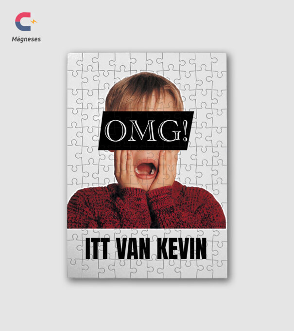 Itt van Kevin minta fehér pólón