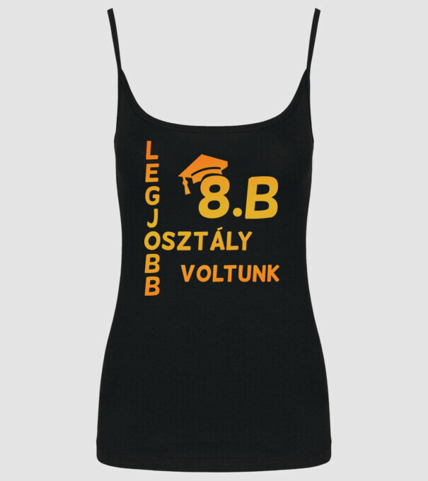 Legjobb osztály voltunk 8.b minta fekete pólón